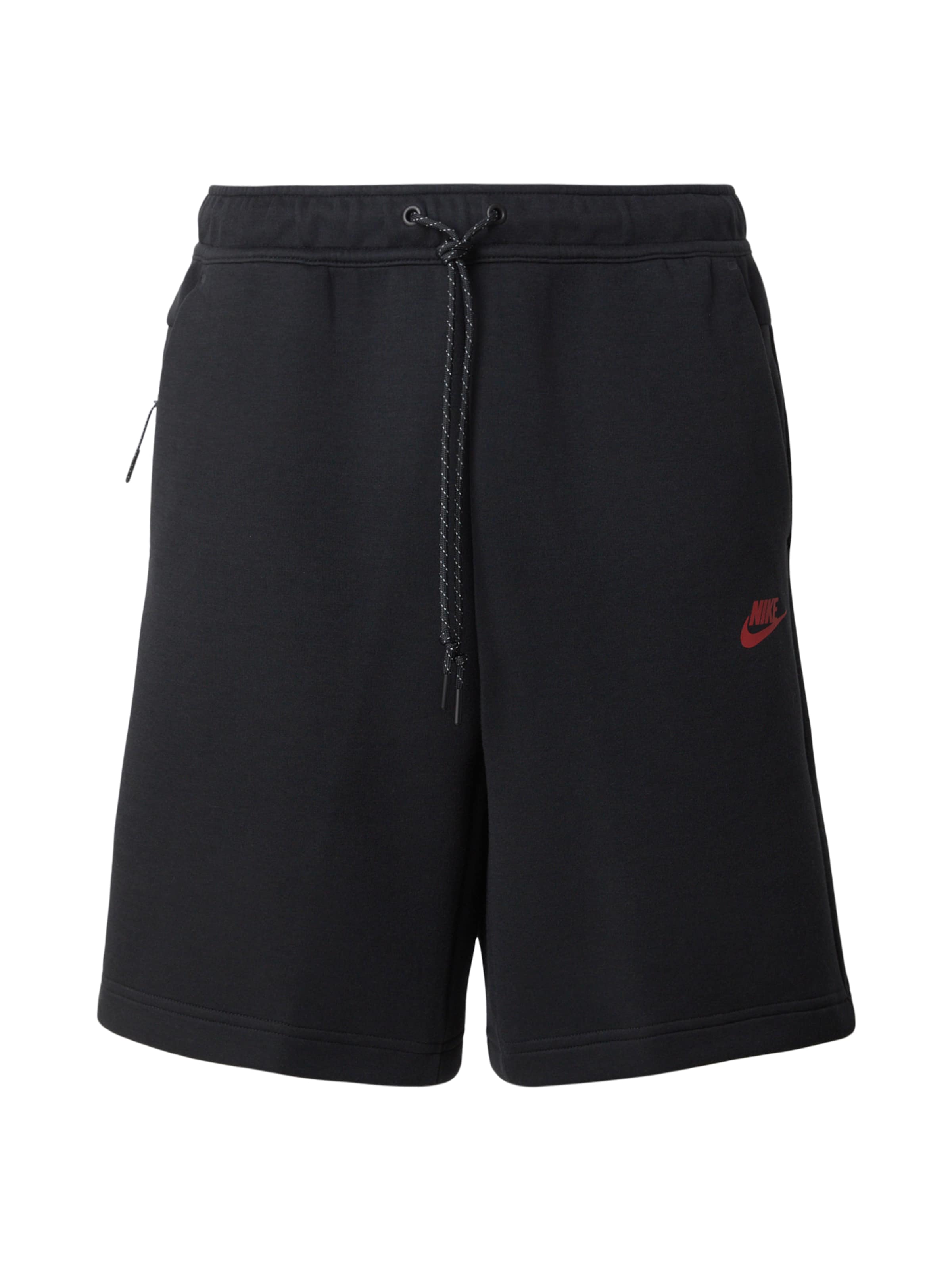 Nike Sportswear Hlače 'TECH FLC' | črna barva: sprednja stran