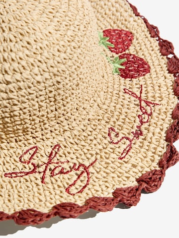 love & roses Kapelusz w kolorze beżowy