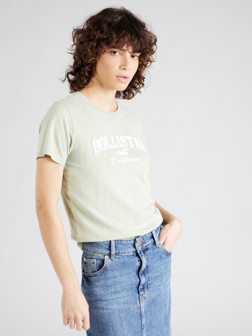 HOLLISTER - Camiseta en verde: frente