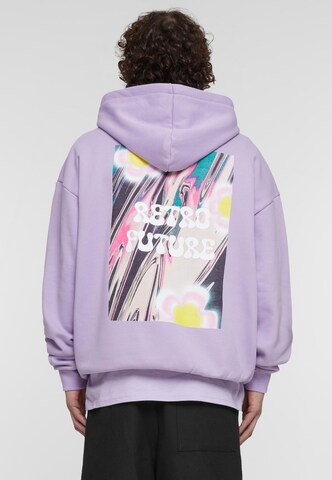 Felpa 'Blurry Blossom' di Lost Youth in lilla