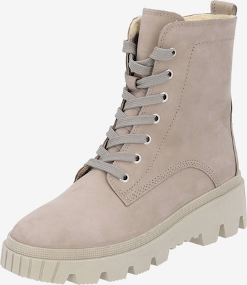 GABOR Veterlaarsjes in Beige: voorkant