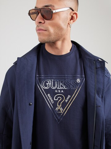 T-Shirt GUESS en bleu
