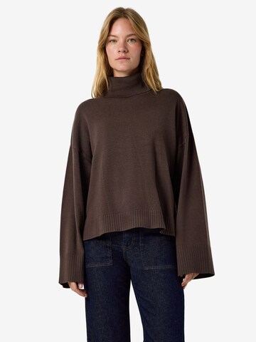 Pull-over 'NMCosta' Noisy may en marron : devant
