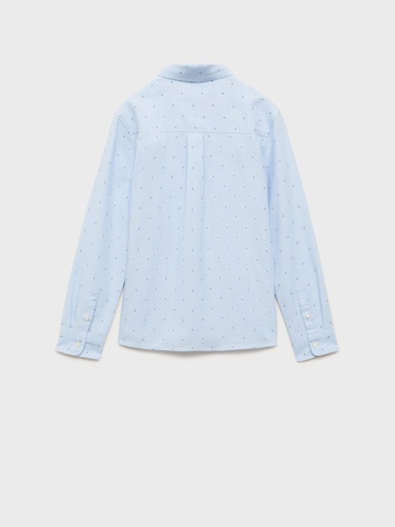 MANGO KIDS Regular Fit Skjorte 'OXFORDP' i blå