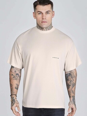 Maglietta 'Graphic' di SikSilk in beige