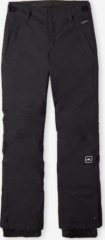 Regular Pantaloni sport de la O'NEILL pe negru: față