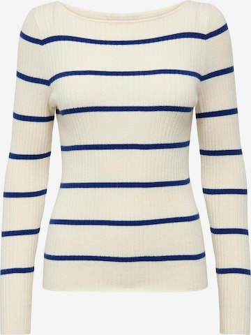 Pull-over 'ONLibi' ONLY en beige : devant