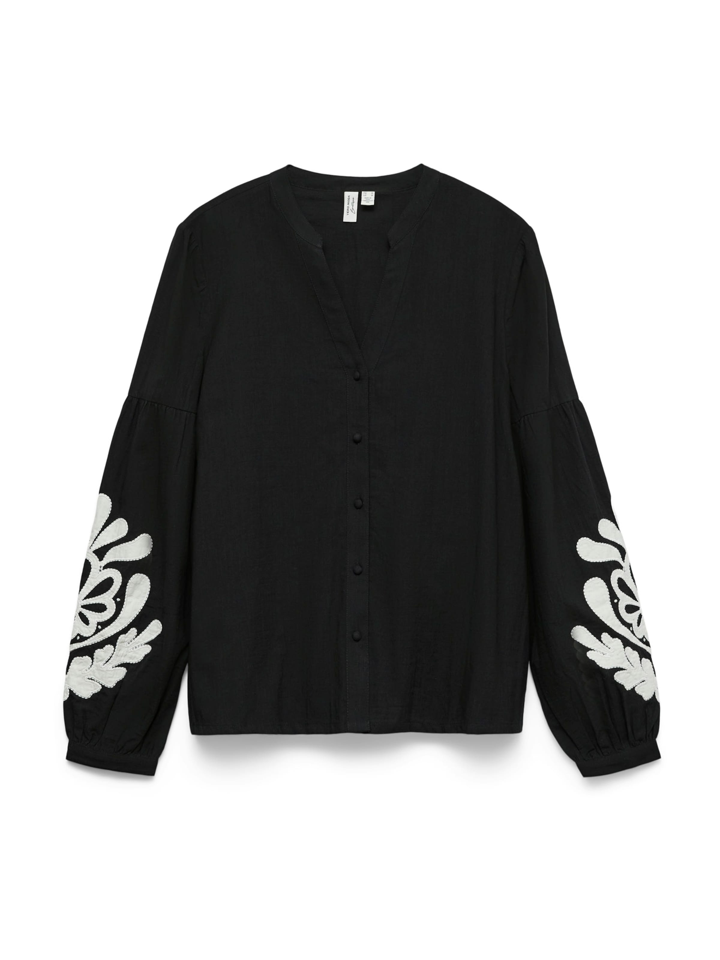 VERO MODA Bluzka 'VMJUPITER' w kolorze czarny: przód