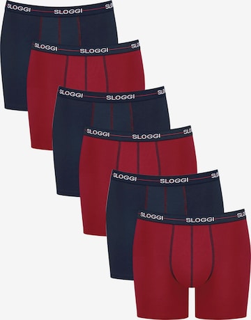 SLOGGI Boxer shorts 'Start' in Blue: front