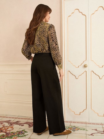 Wide leg Pantaloni di love & roses in nero