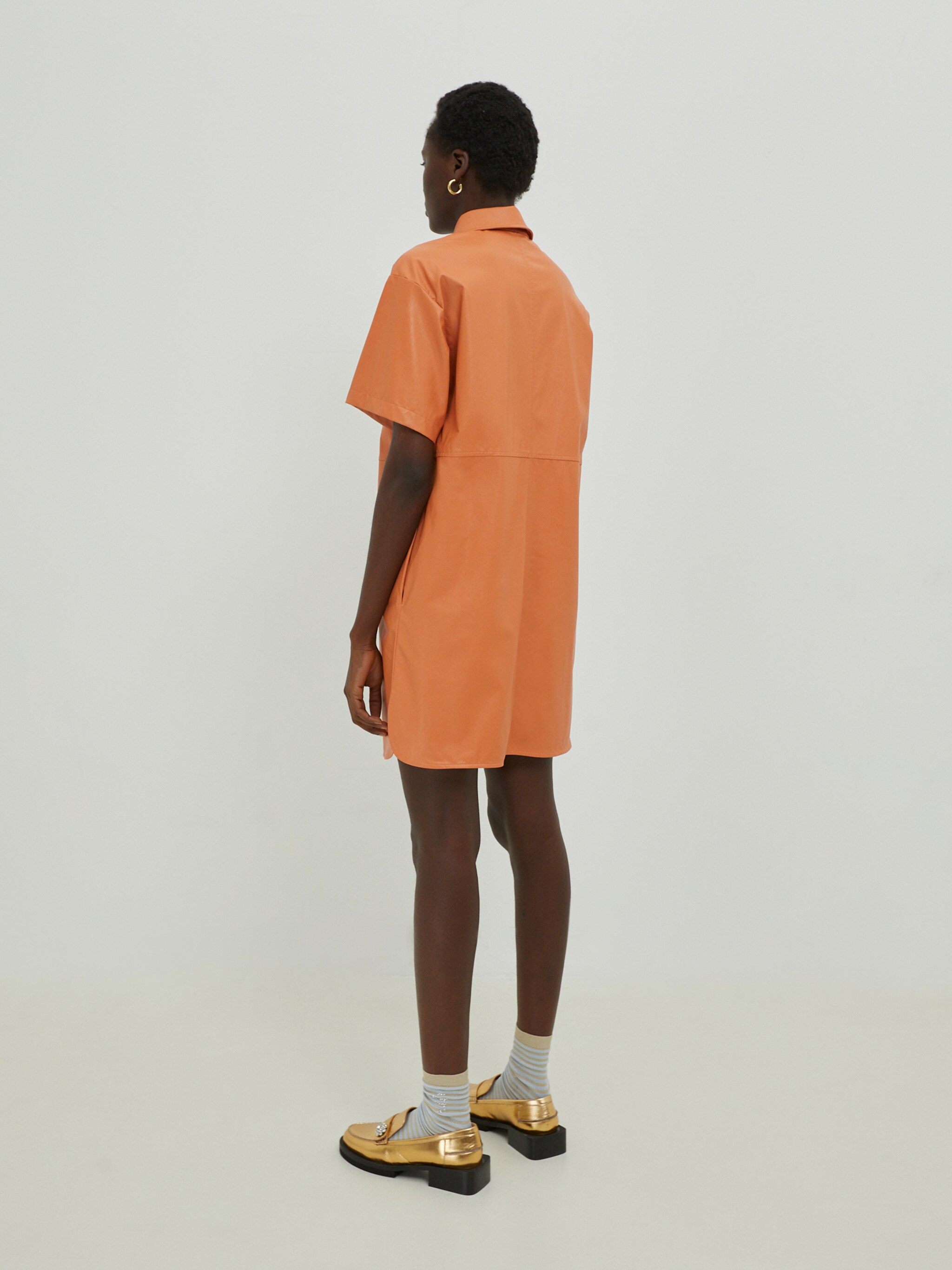 EDITED Producten Jurk 'Charlotte' Oranje