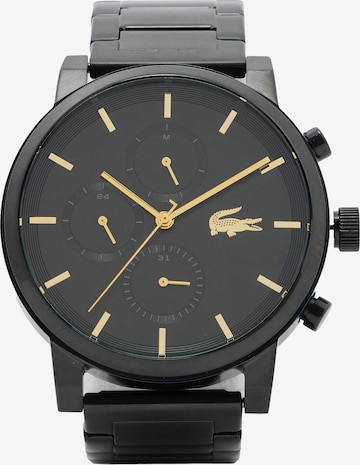 LACOSTEAnalogni sat 'Replay' - crna boja: prednji dio