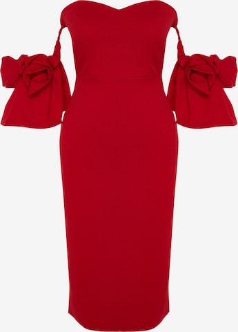 Trendyol Cocktailmekko värissä punainen: etupuoli