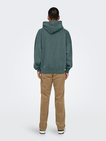 Only & Sons Sweatshirt 'ONSTURNER' in Green