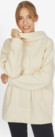 Sweat-shirt Vestino en beige : devant