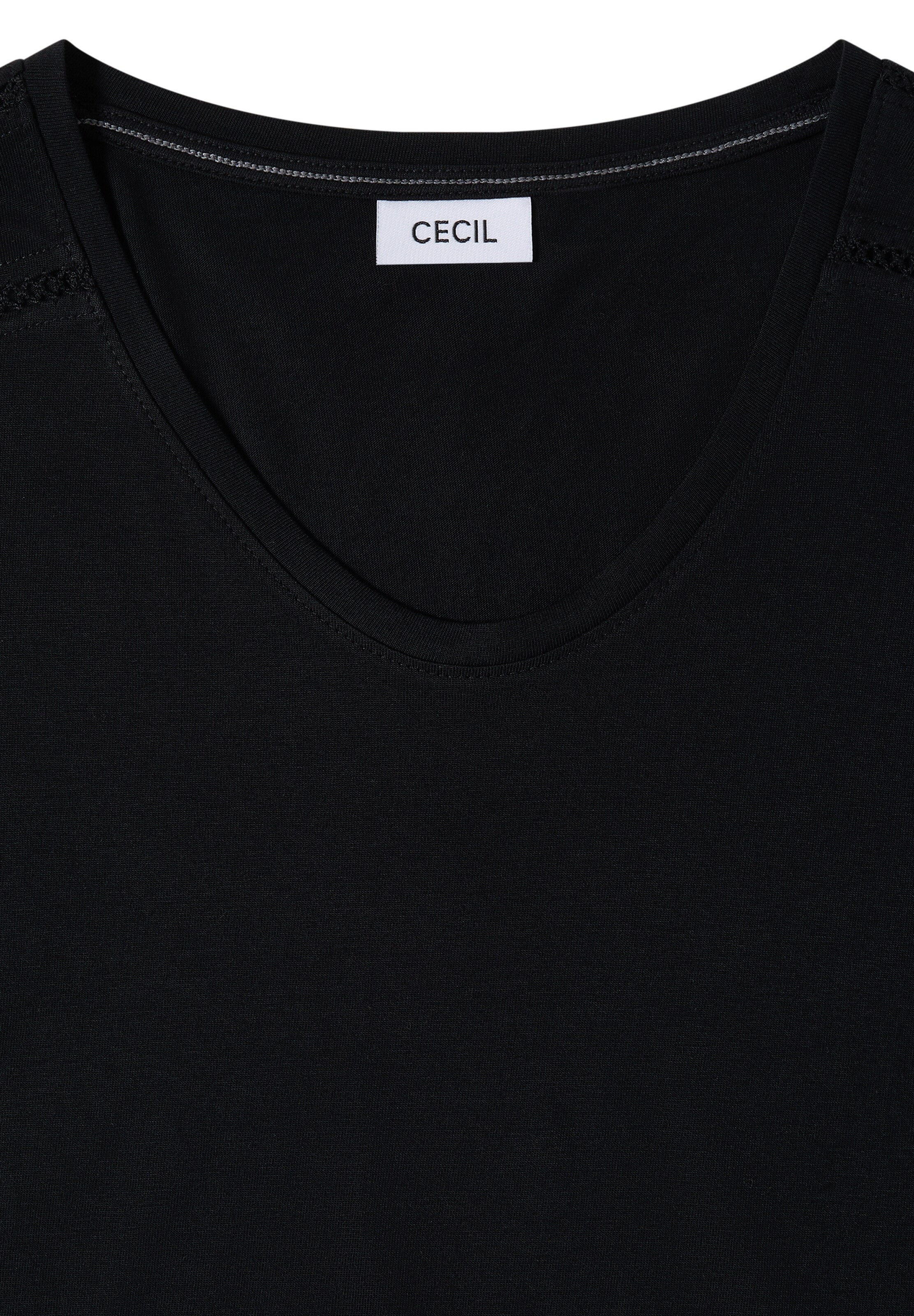 CECIL T-Shirt in Schwarz