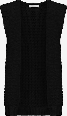 SASSYCLASSY Weste in Schwarz: Vorderseite