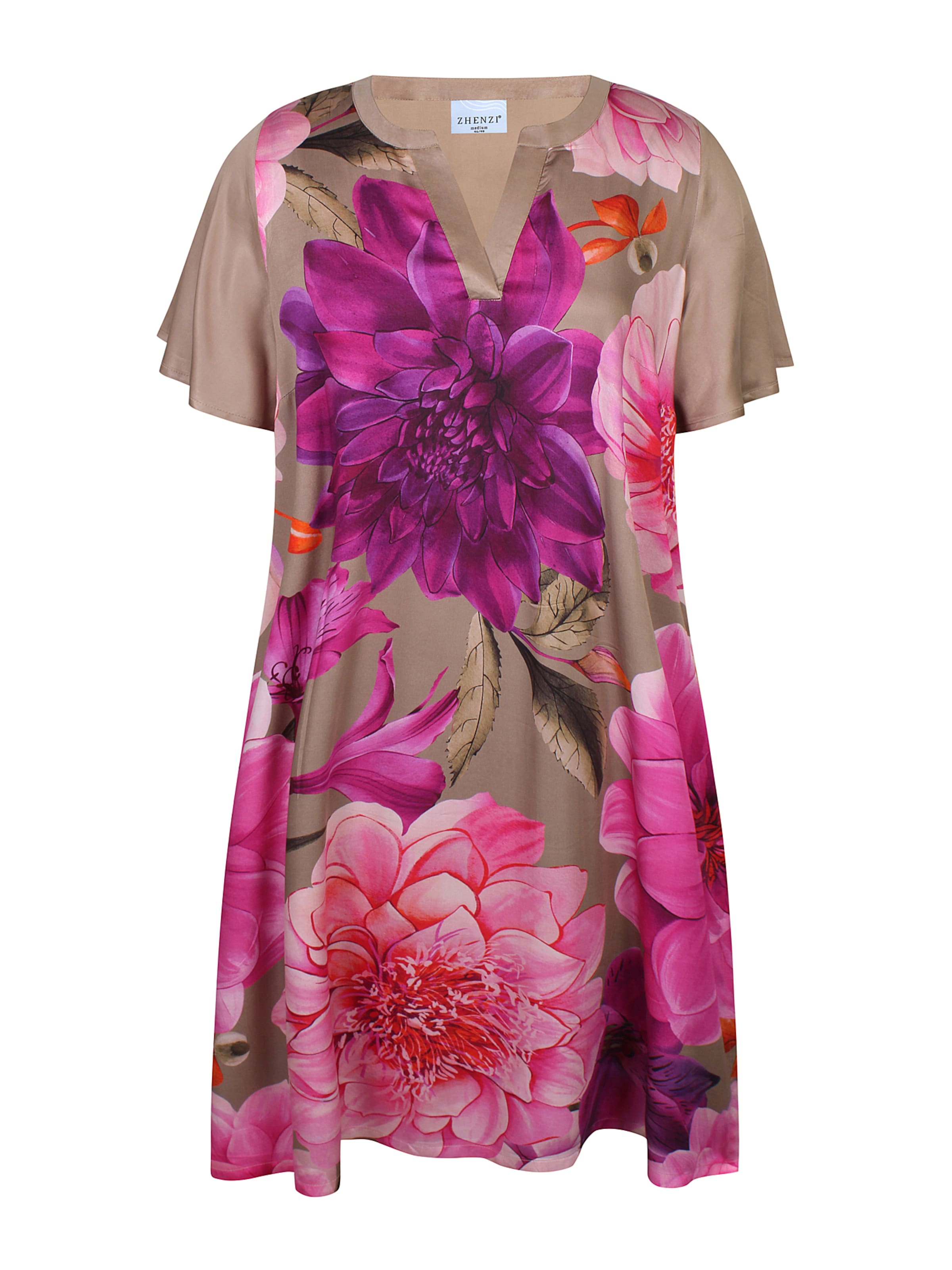 Zhenzi Dress 'Janel 1381' in Mixed colours: front