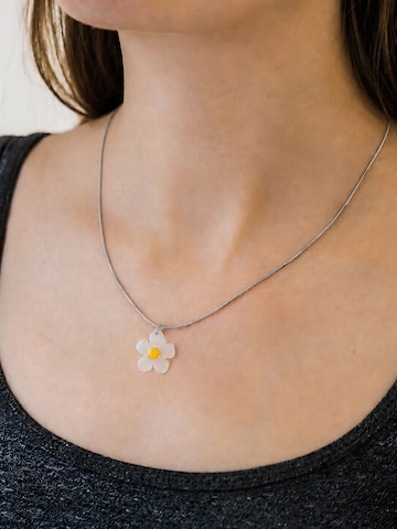 Fräulein Wunder - Cadena 'Acetat Daisy' en plata: frente