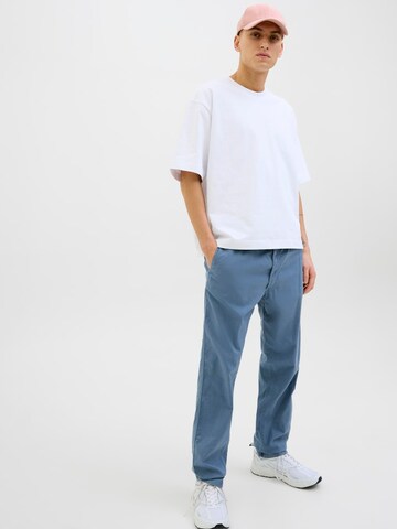 JACK & JONES Štandardný strih Chino nohavice - Modrá