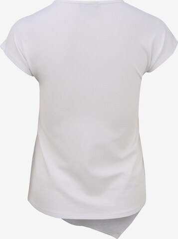 Doris Streich Shirt mit asymmetrischem Saum in Weiß