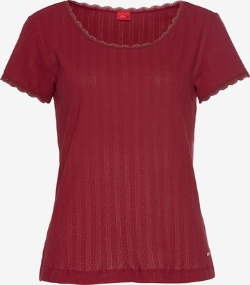 T-shirt s.Oliver en rouge : devant