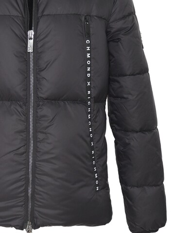 John Richmond Wintermantel 'Lima' in Schwarz