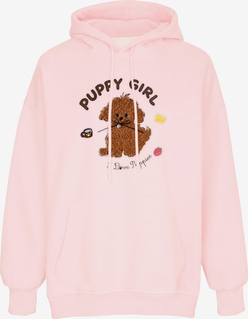Sweat-shirt MYMO en rose : devant
