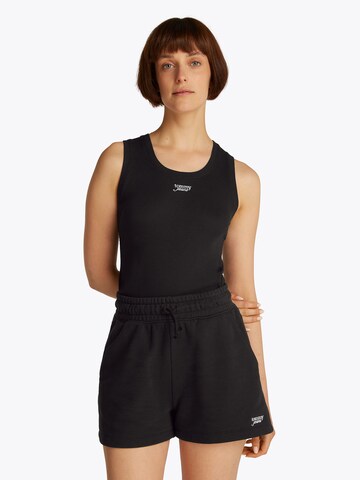 Tommy Jeans Top - fekete: elől