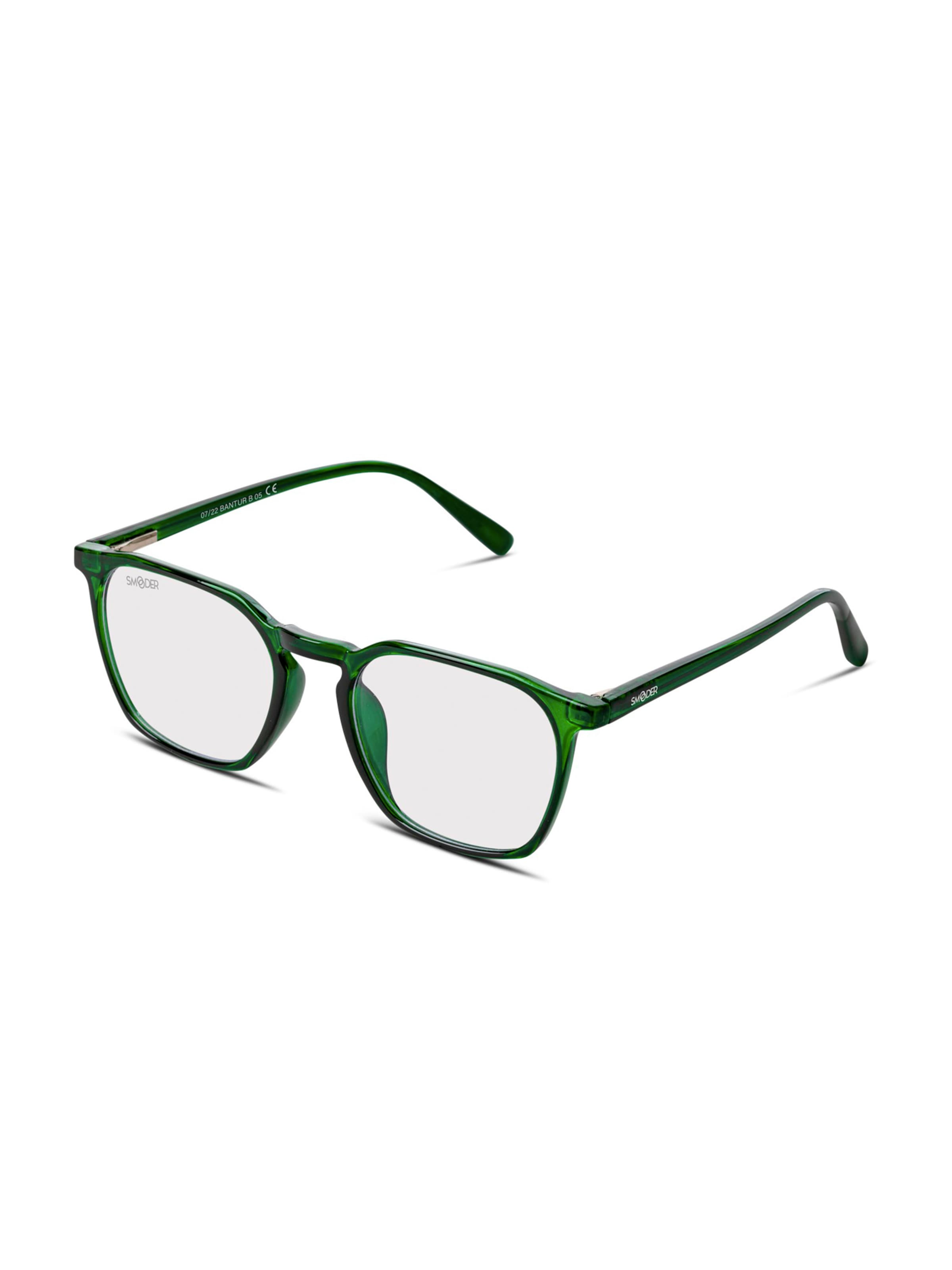 Smooder Brillen 'Bantur Blue Light'‌‌‌‌‌ in Grün: Vorderseite