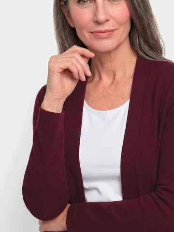 Goldner Knit Cardigan in Red