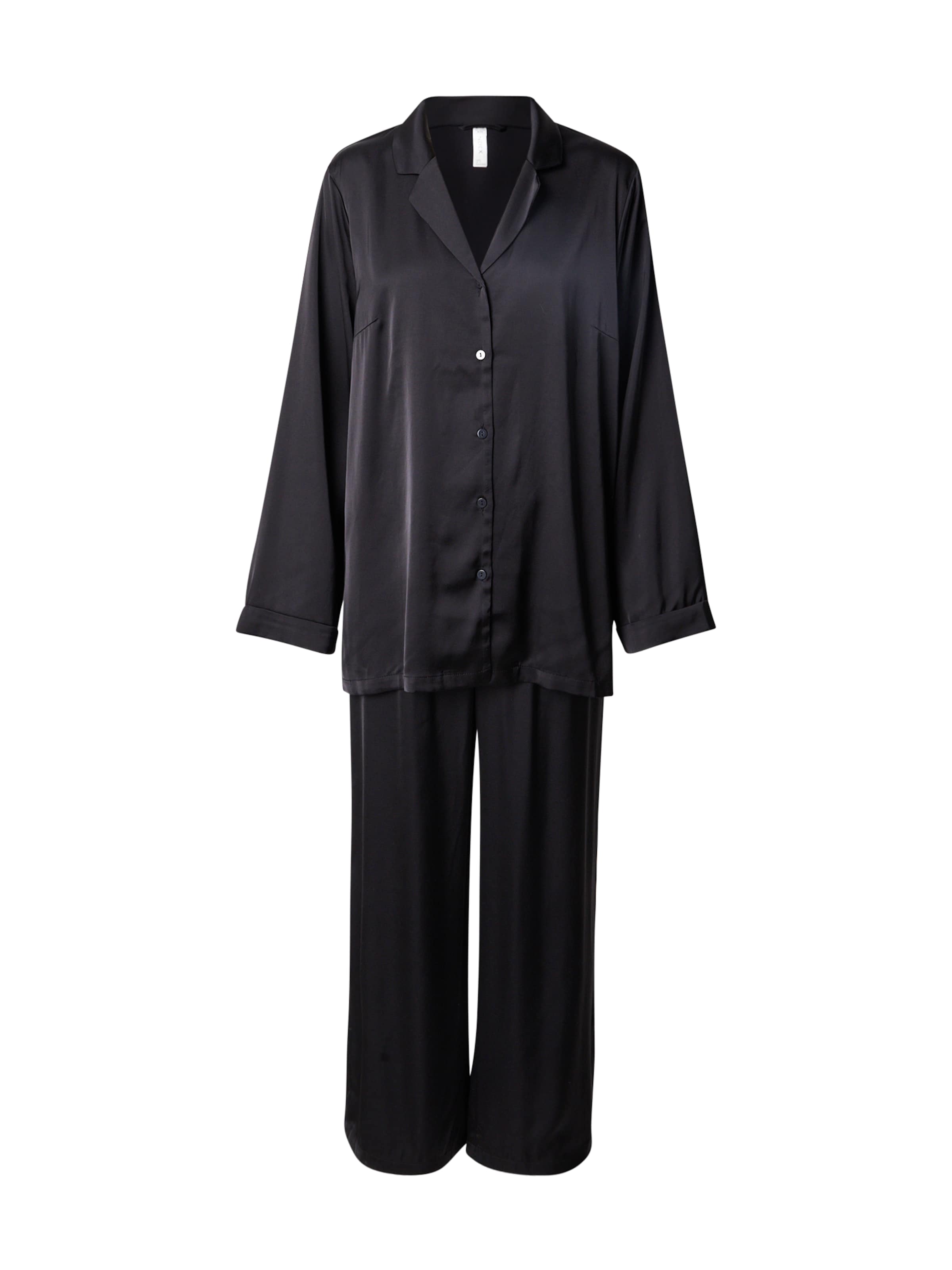 Lindex Πιτζάμα σε μαύρο: μπροστά