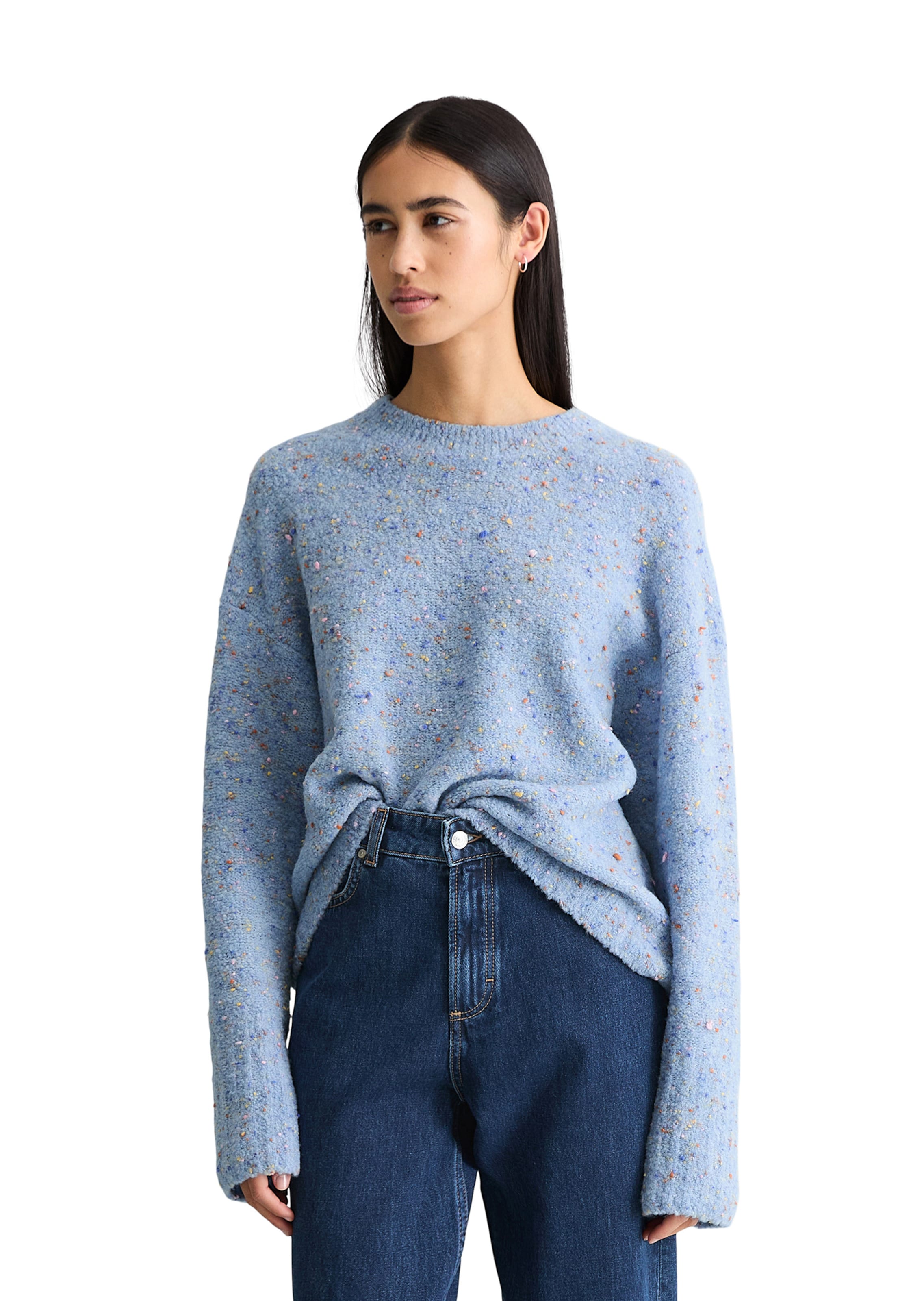 Marc O'Polo DENIM Sweater in Blue: front