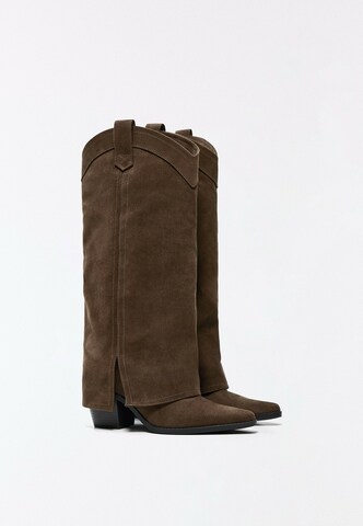 Stivale da cowboy di Bershka in marrone
