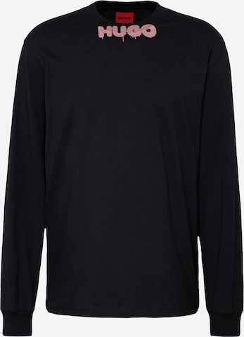 HUGO Red Shirt 'Dotopaxi' in Black: front