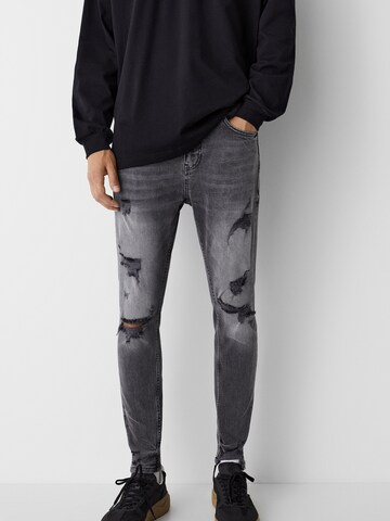 Pull&Bear regular Jeans i grå: forside