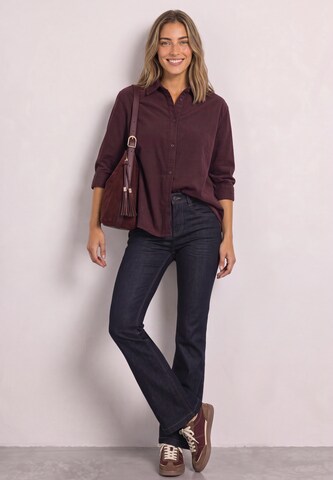 STREET ONE Bootcut Τζιν 'Blaire' σε μπλε: μπροστά