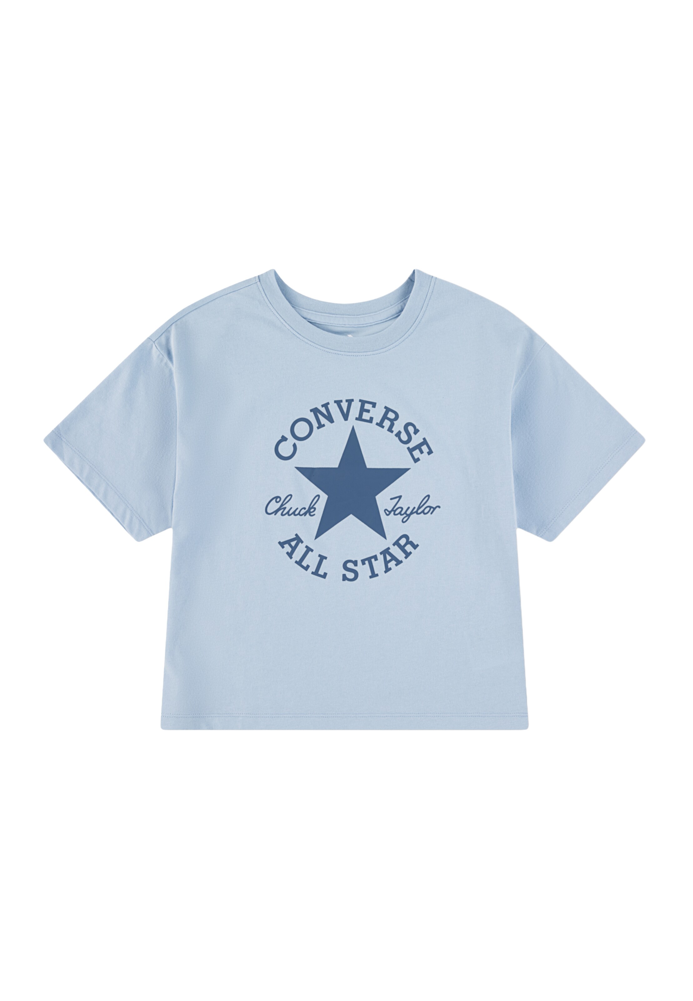 mėlyna CONVERSE Marškinėliai: priekis