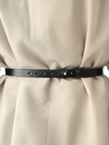 Haute Cuir Belt 'Slim Harness Belt' in Black