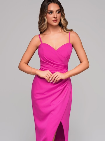Ombre Evening dress in Pink