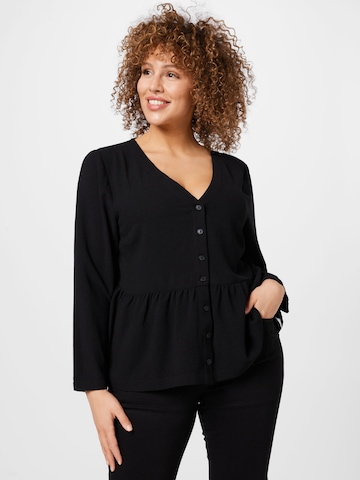 ABOUT YOU Curvy Blouse 'Jayla' in Black: front