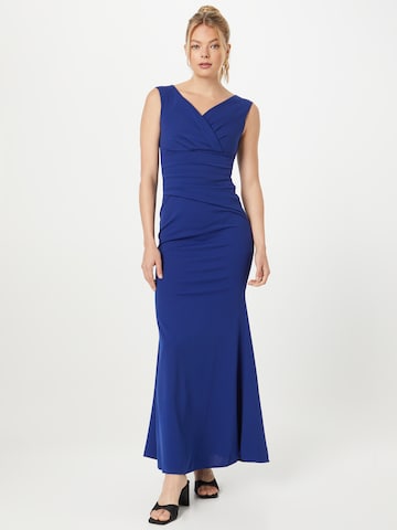 WAL G. Společenské šaty 'MORGAN' – modrá: přední strana
