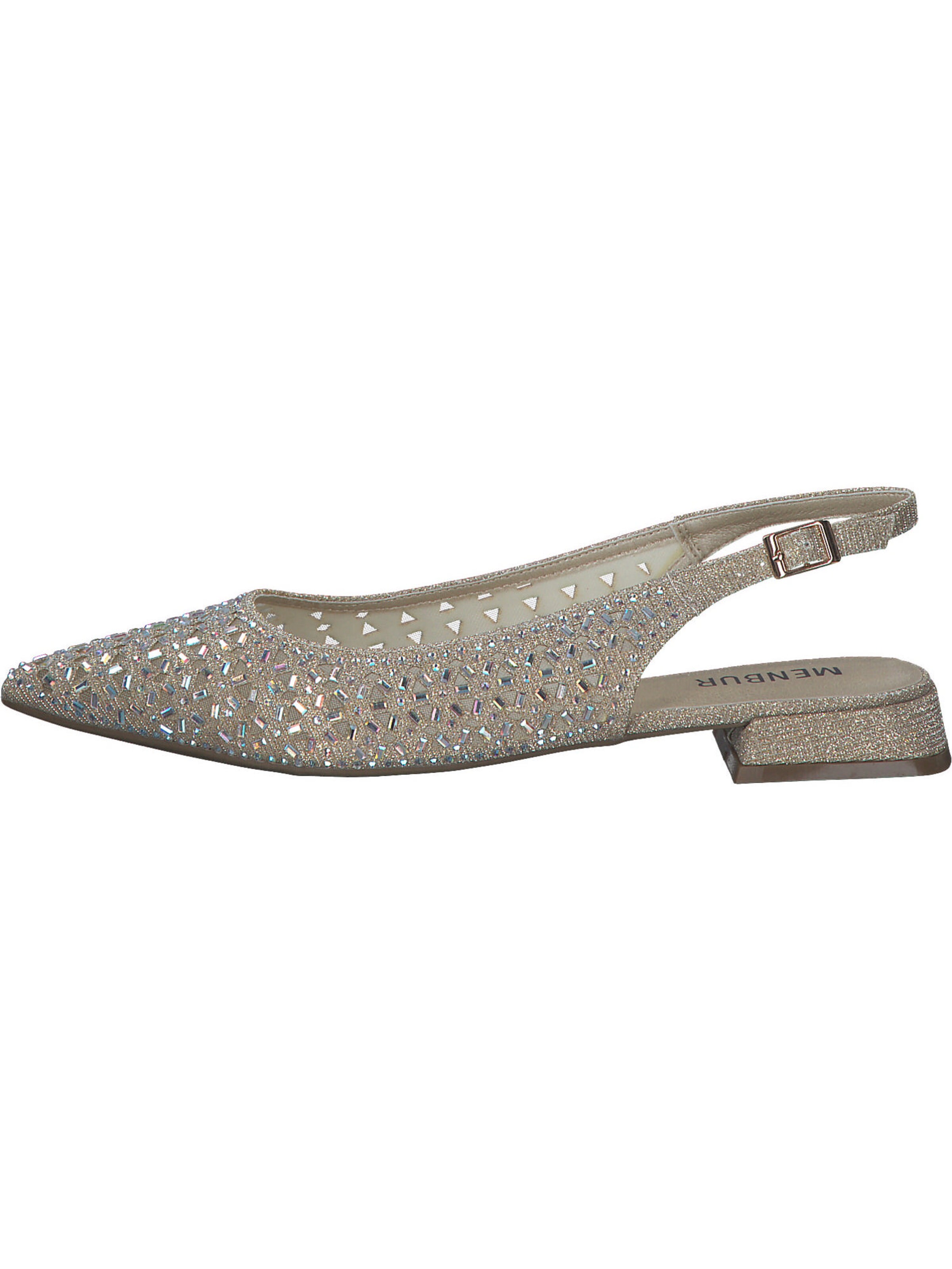 MENBUR Ballet Flats in Gold