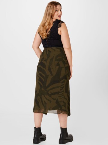 Lauren Ralph Lauren Plus Skirt 'KUADAMA' in Green