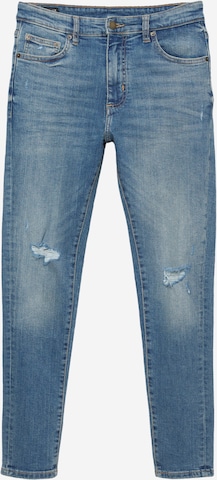 Pull&BearSkinny Traperice - plava boja: prednji dio