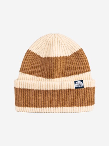 WESORA GmbH Beanie 'Mütze - Twist Recyceld' in Beige: front