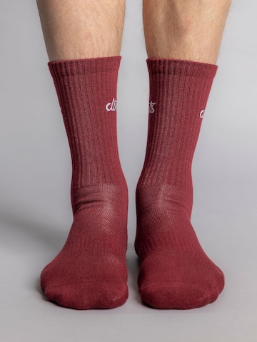 Dirts Socken 'Classic Logo Socks'‌‌‌‌ in Rot