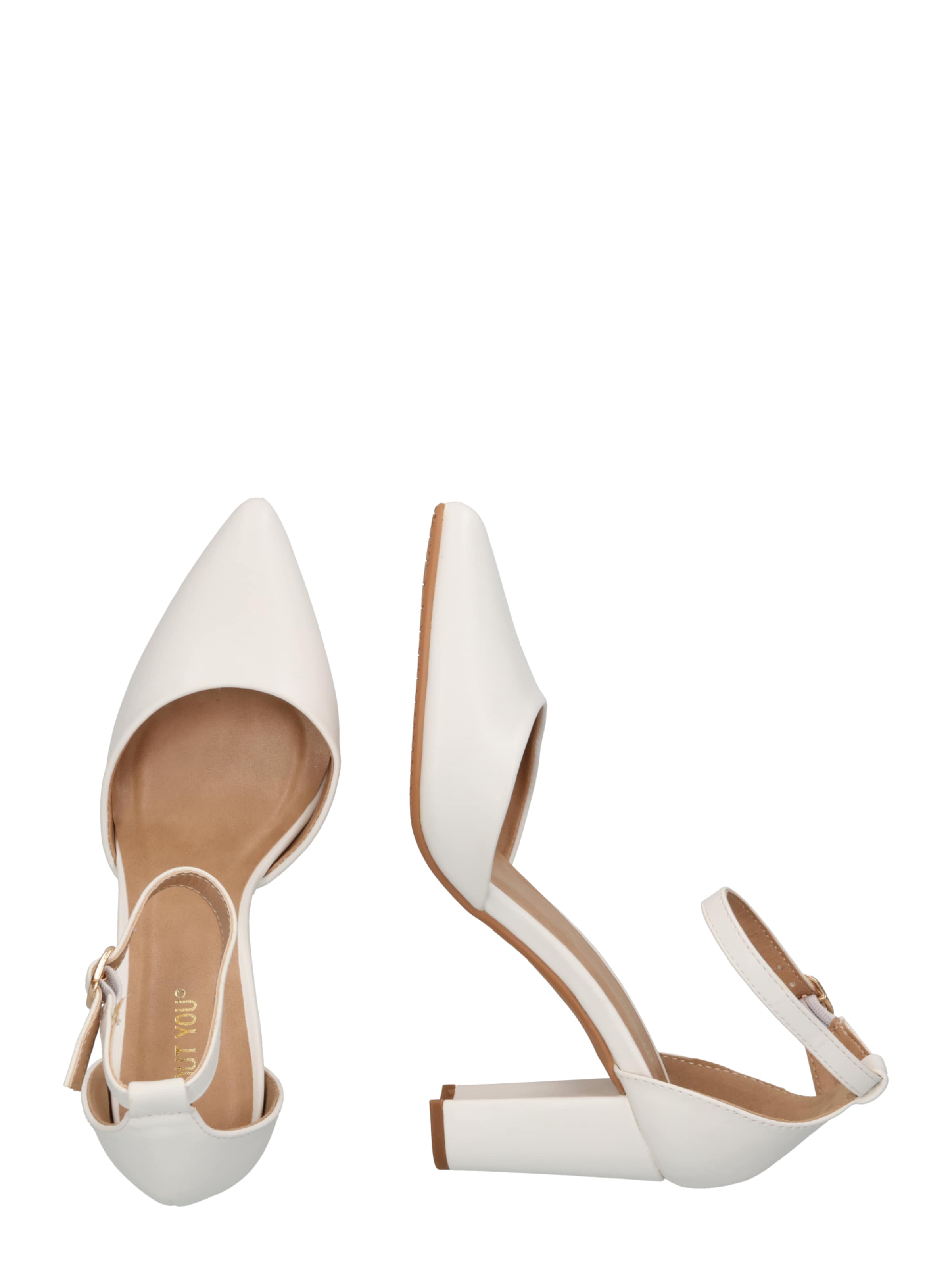 balts ABOUT YOU Augstpapēžu kurpes 'Mylie'