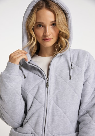 DreiMaster Vintage Zip-Up Hoodie in Grey