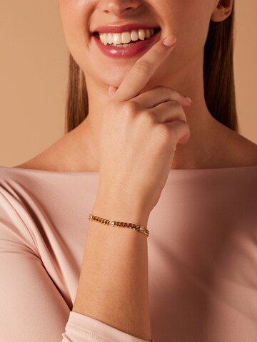 Lucardi Armband 'Statement' in Goud: voorkant